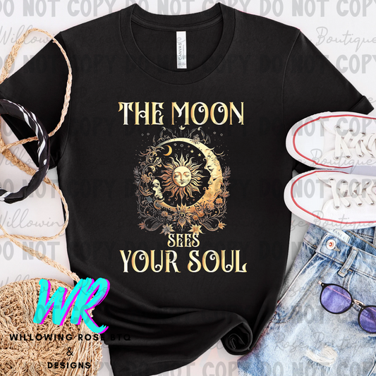 The Moon sees your SOul ADULT TEES