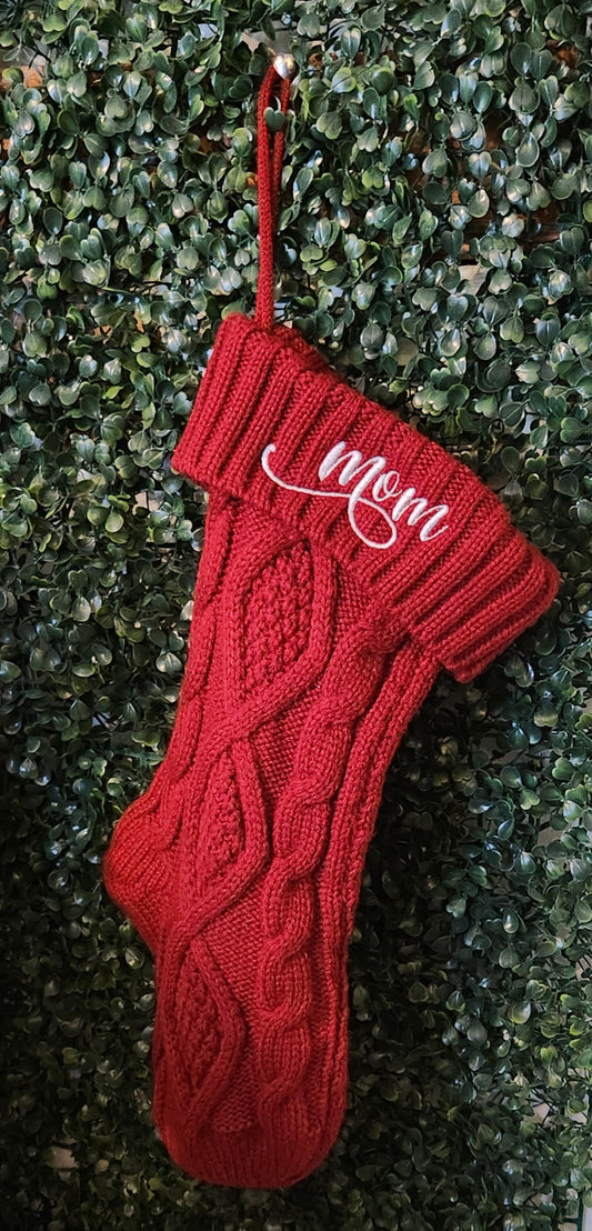 Embroidered Customized Christmas stocks 15 inch RED IS SOLD OUT
