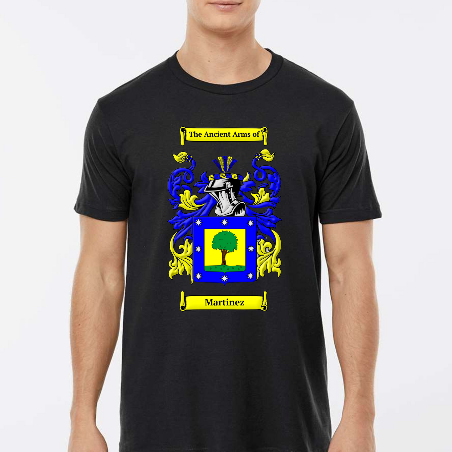 Martinez reunion coat of arms t-shirt